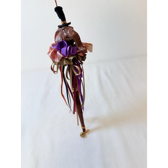 Katherine's Collection Wayne Kleski Christmas Elephant Stick Ornament - Picture 5 of 11